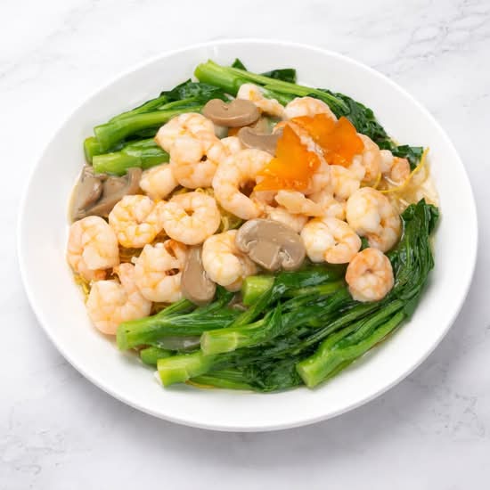 152. Shrimp Chow Mein (蝦仁炒麵)